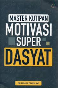 Image of MASTER KUTIPAN MOTIVASI SUPER DASYAT